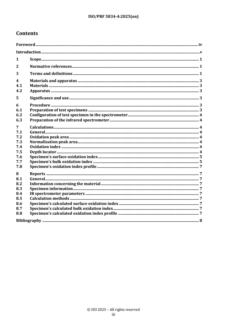 REDLINE ISO/PRF 5834-4 - Implants for surgery — Ultra-high-molecular-weight polyethylene — Part 4: Oxidation index measurement method
Released:12. 05. 2025