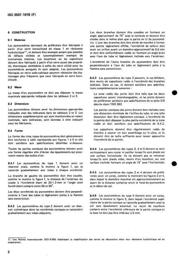 ISO 3507:1976 ISO 3507:1976 - Pycnometres - Page 4 preview
