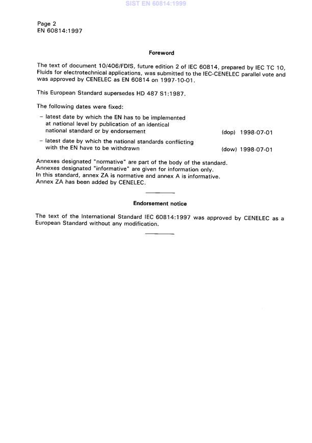 SIST EN 60814:1999 SIST EN 60814:1999 - Page 4 preview