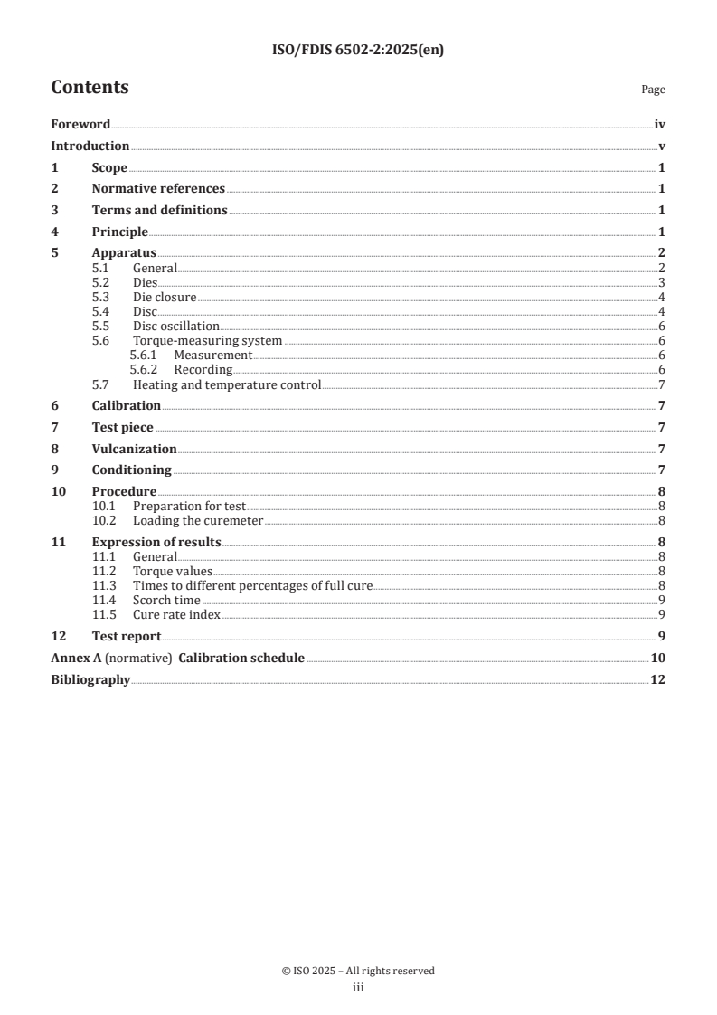 ISO/FDIS 6502-2 - Rubber — Measurement of vulcanization characteristics using curemeters — Part 2: Oscillating disc curemeter
Released:28. 03. 2025
