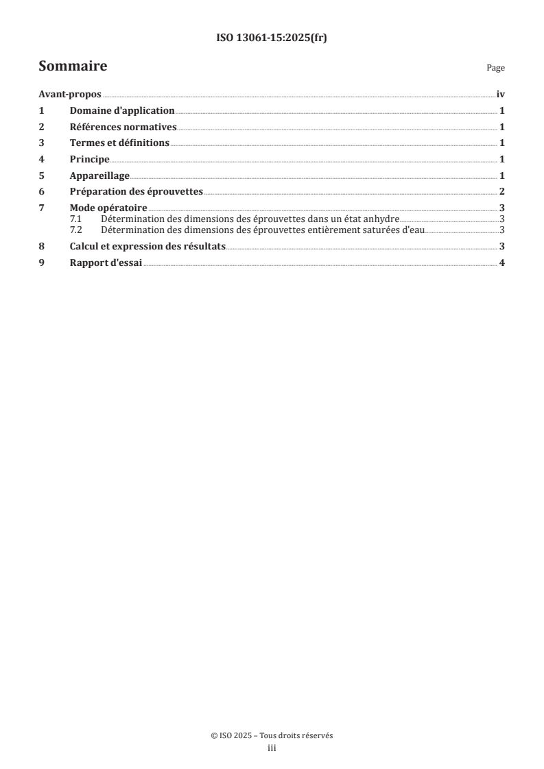 ISO 13061-15:2025 - Propriétés physiques et mécaniques du bois — Méthodes d'essais sur petites éprouvettes de bois sans défauts — Partie 15: Détermination du gonflement radial et tangentiel
Released:5. 05. 2025