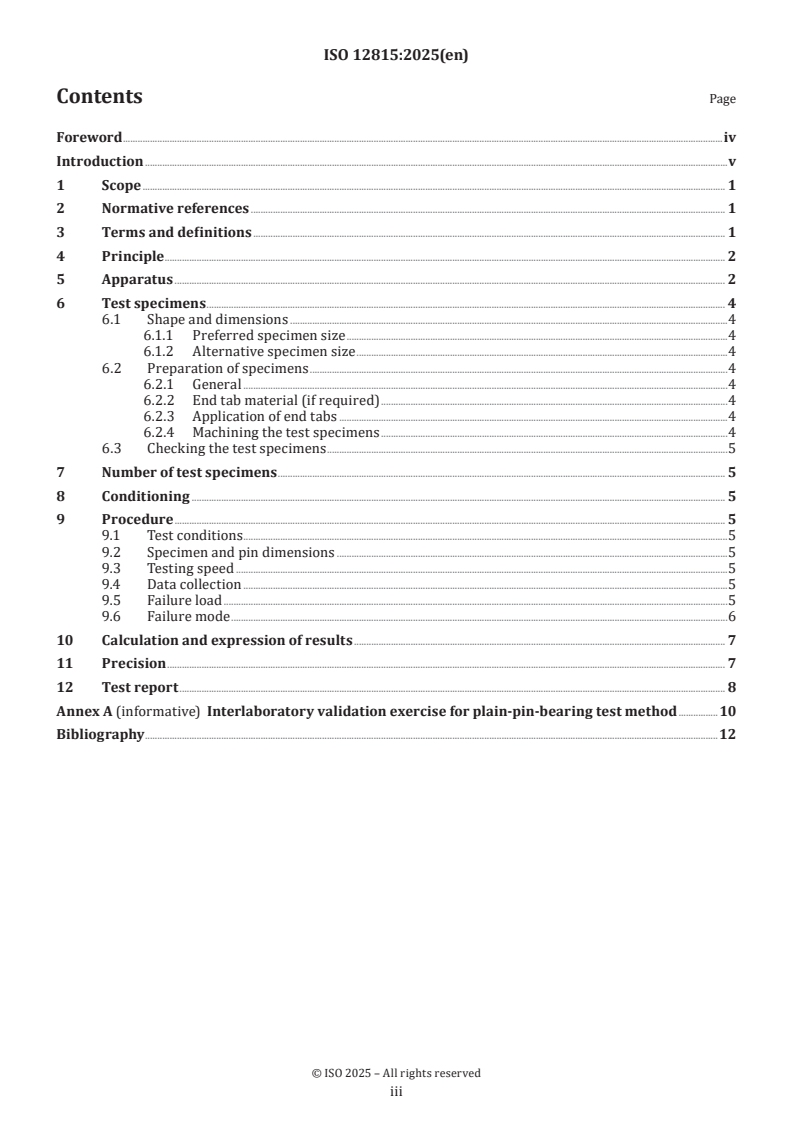 ISO 12815:2025 - Fibre-reinforced plastics — Determination of the plain-pin bearing strength
Released:26. 02. 2025