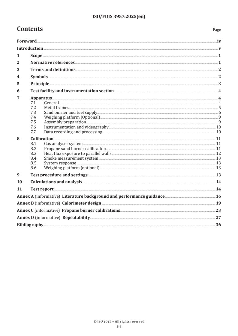 ISO/FDIS 3957 - Reaction to fire tests — Parallel panel test method for wall systems — Measurement of heat release and smoke production
Released:20. 03. 2025