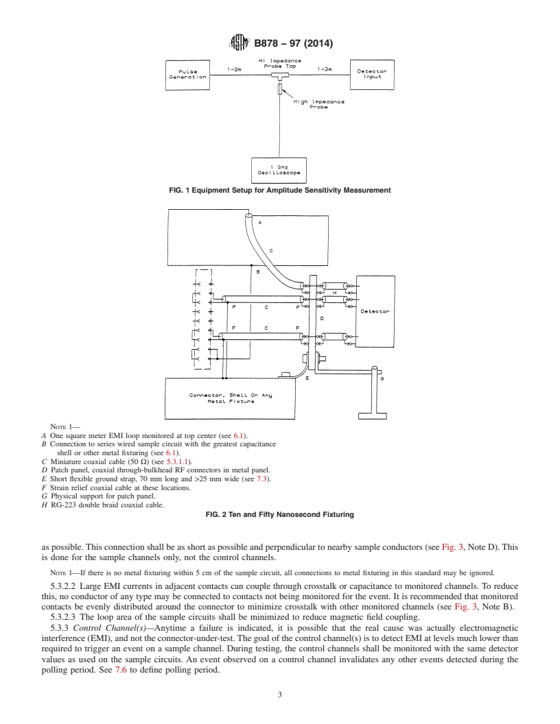 REDLINE ASTM B878-97(2014) - Standard Test Method for Nanosecond Event Detection for Electrical Contacts and Connectors