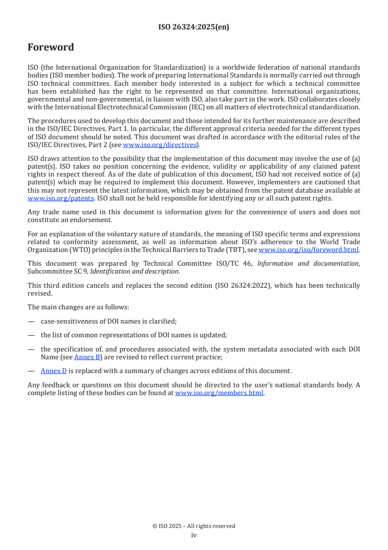 SIST ISO 26324:2025 ISO 26324:2025 - Information and documentation — Digital object identifier system
Released:13. 03. 2025 - Page 4 preview