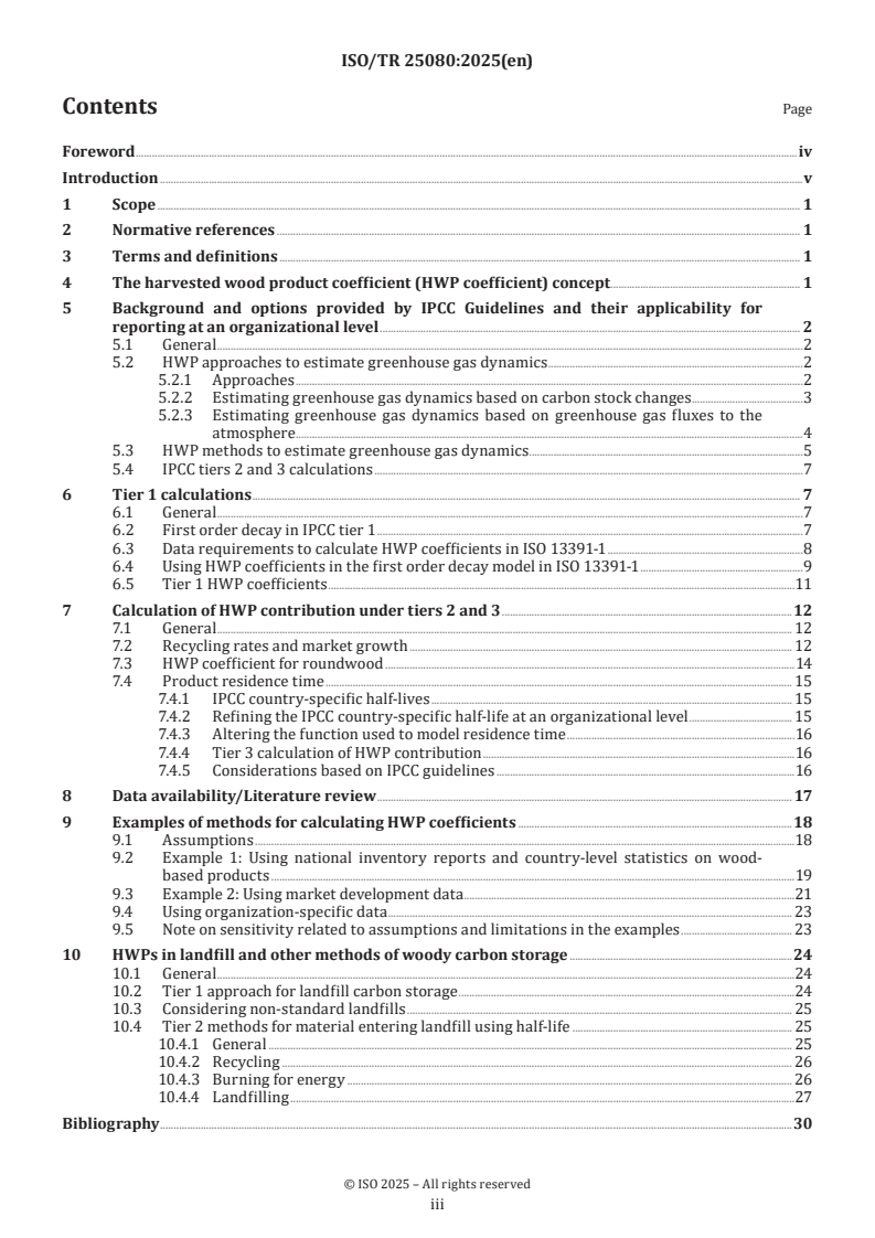 ISO/TR 25080:2025 - Wood and wood-based products — Background and examples of calculating contributions to carbon stored in harvested wood products (HWP)
Released:15. 05. 2025