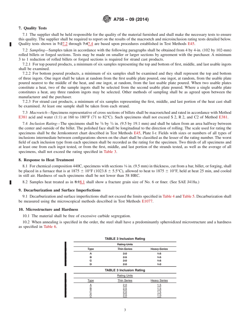 REDLINE ASTM A756-09(2014) - Standard Specification for Stainless Anti-Friction Bearing Steel