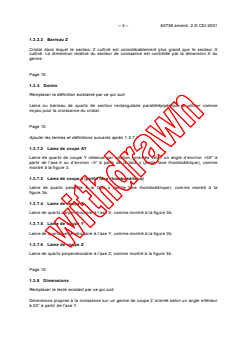 IEC 60758:1993/AMD2:2001 - Amendment 2 - Synthetic quartz crystal - Specifications and guide to the use
Released:7/10/2001
Isbn:2831858674 - Page 4 preview