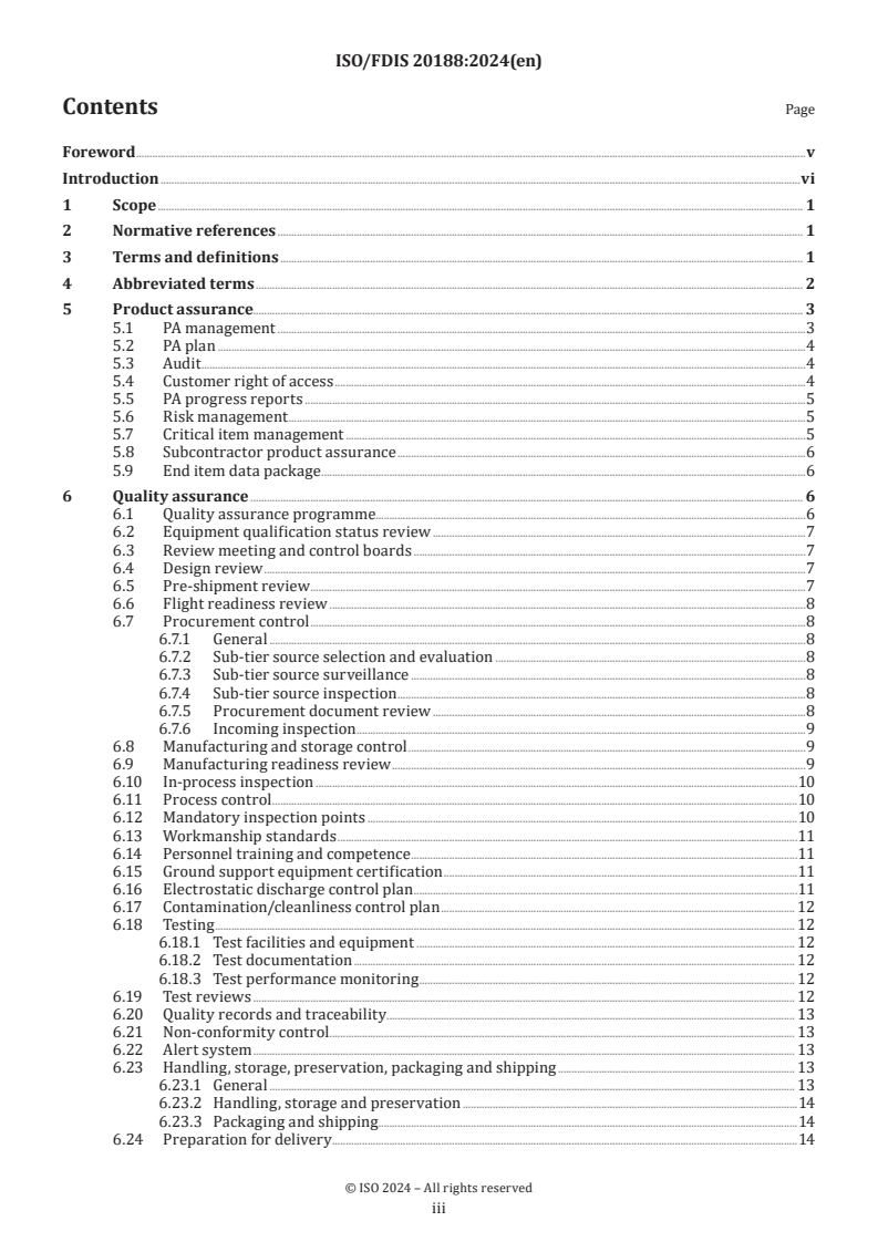 ISO/FDIS 20188 - Space systems — Product assurance requirements for commercial satellites
Released:12/23/2024