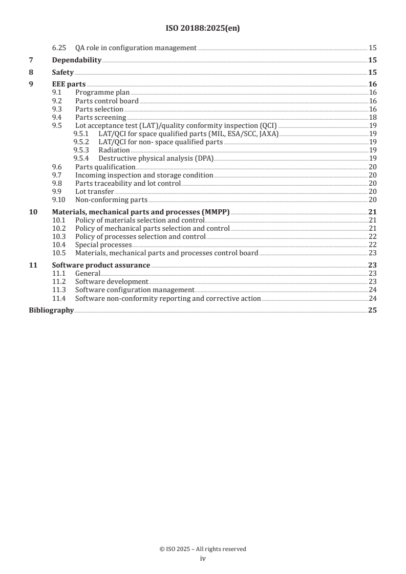 ISO 20188:2025 ISO 20188:2025 - Space systems — Product assurance requirements for commercial satellites
Released:8. 04. 2025 - Page 4 preview