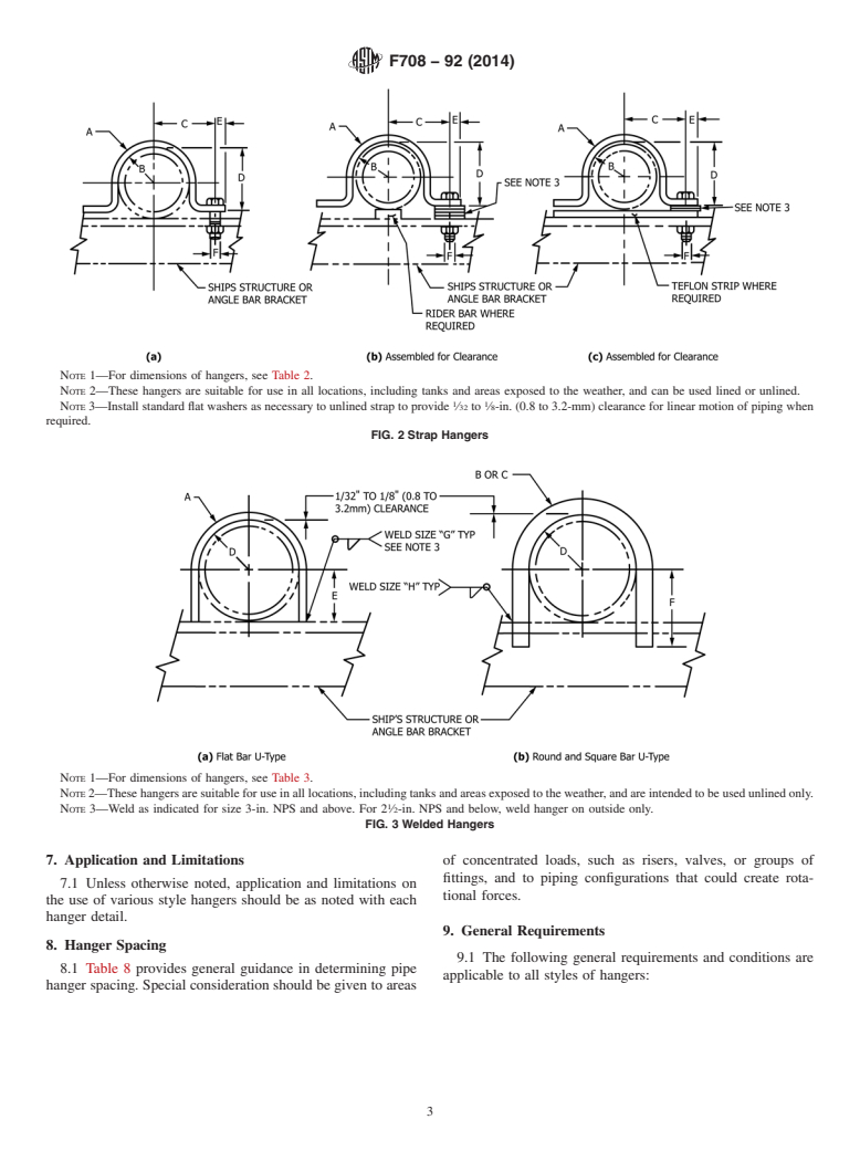 ASTM F708-92(2014) - Standard Practice for  Design and Installation of Rigid Pipe Hangers