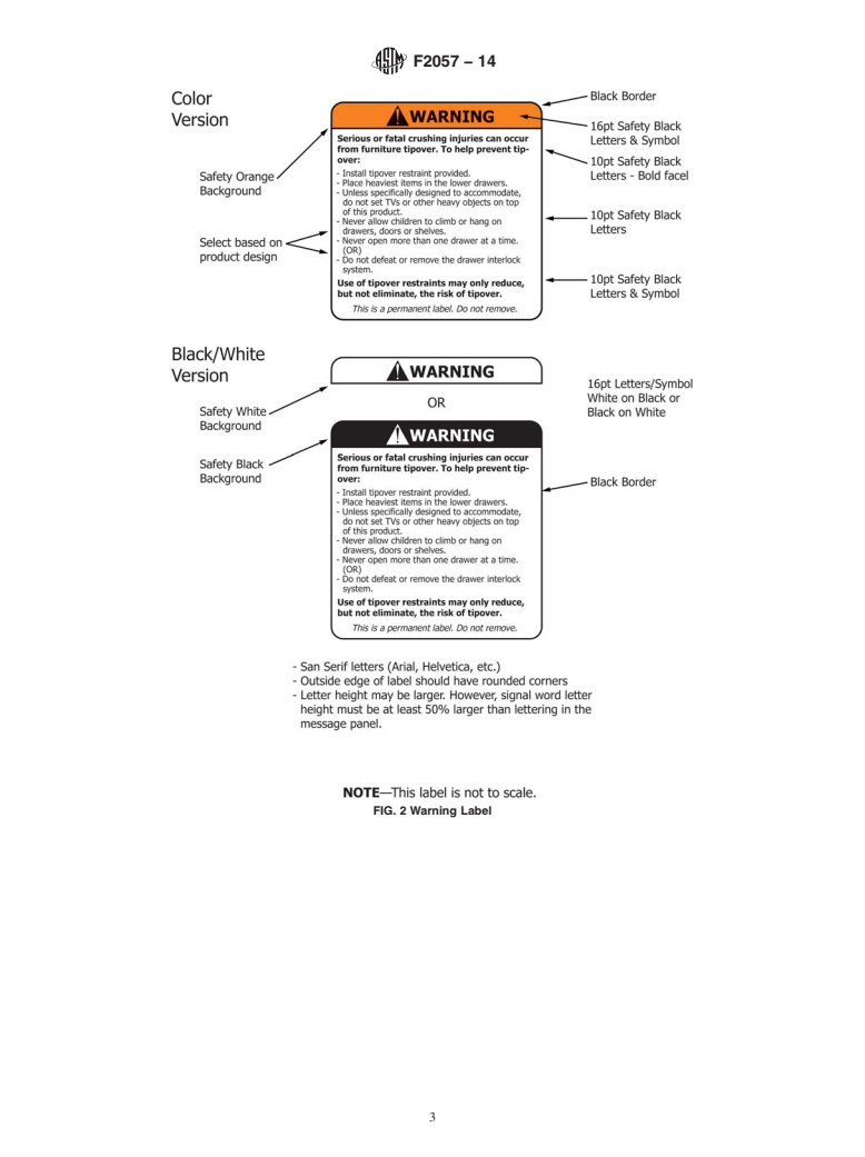 ASTM F2057-14 - Standard Safety Specification for  Clothing Storage Units