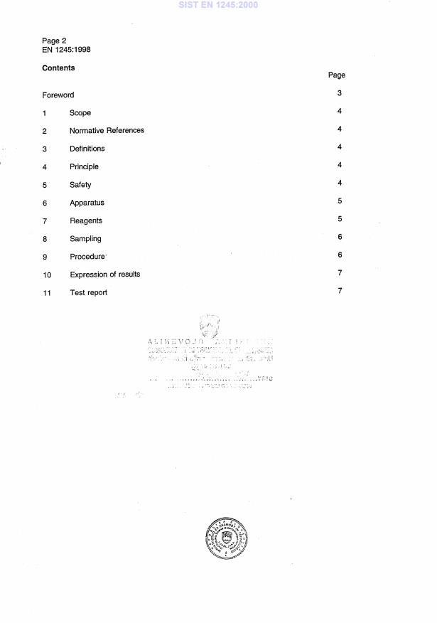 EN 1245:1998 EN 1245:2000 - Page 4 preview