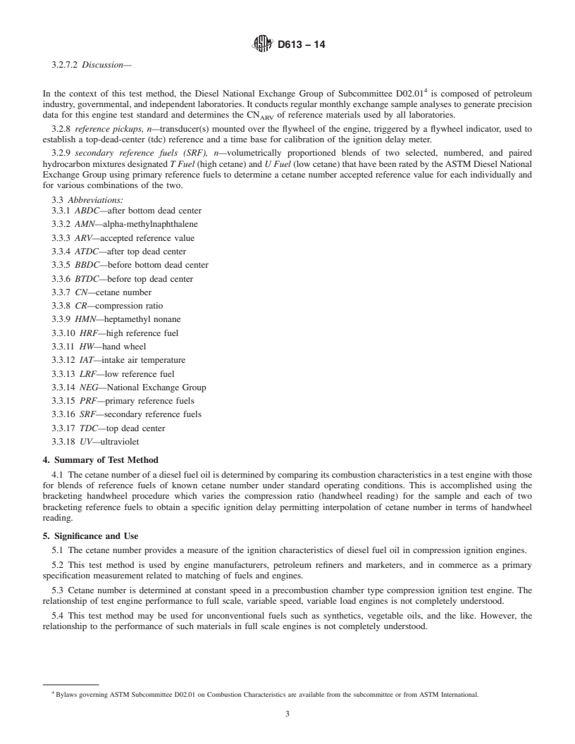 REDLINE ASTM D613-14 - Standard Test Method for  Cetane Number of Diesel Fuel Oil