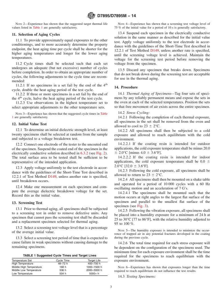 ASTM D7895/D7895M-14 - Standard Test Method for Thermal Endurance of Coating Powders Used for Powder Coating  Insulation Systems