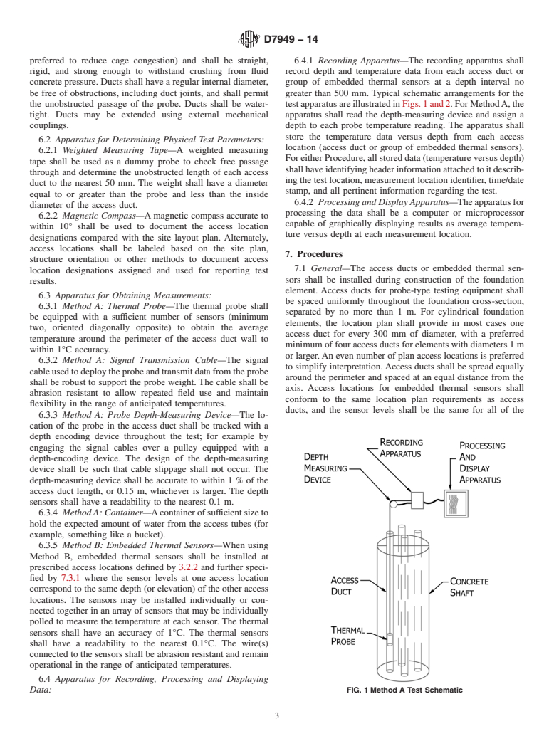 ASTM D7949-14 - Standard Test Methods for Thermal Integrity Profiling of Concrete Deep Foundations (Withdrawn 2023)