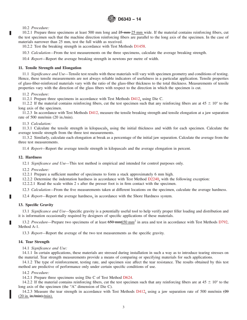 REDLINE ASTM D6343-14 - Standard Test Methods for  Thin Thermally Conductive Solid Materials for Electrical Insulation   and Dielectric Applications