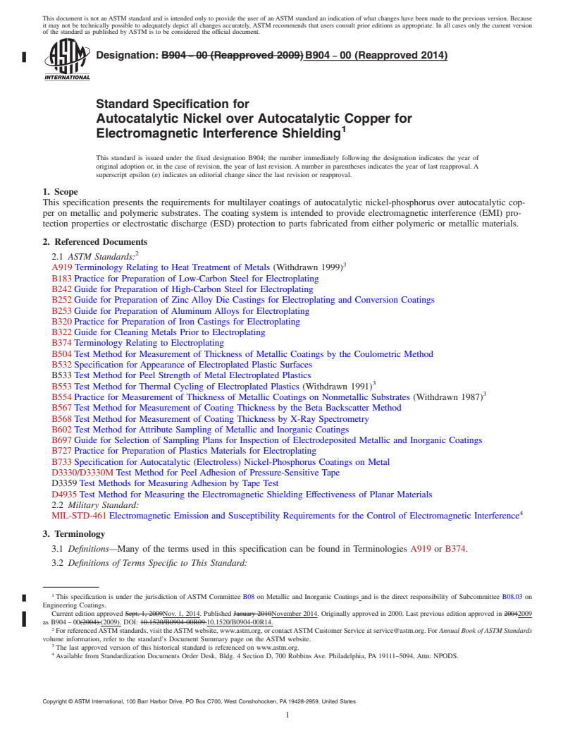 ASTM B904-00(2014) - Standard Specification For Autocatalytic Nickel ...