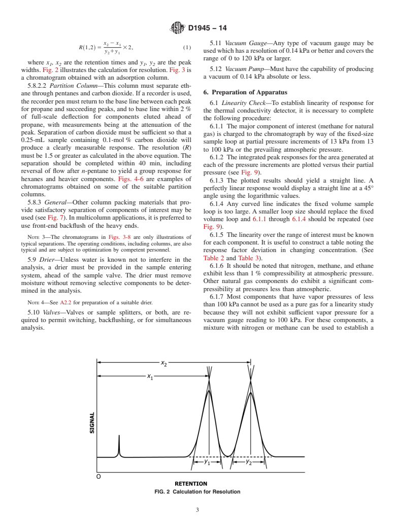 ASTM D1945-14 - Standard Test Method for  Analysis of Natural Gas by Gas Chromatography