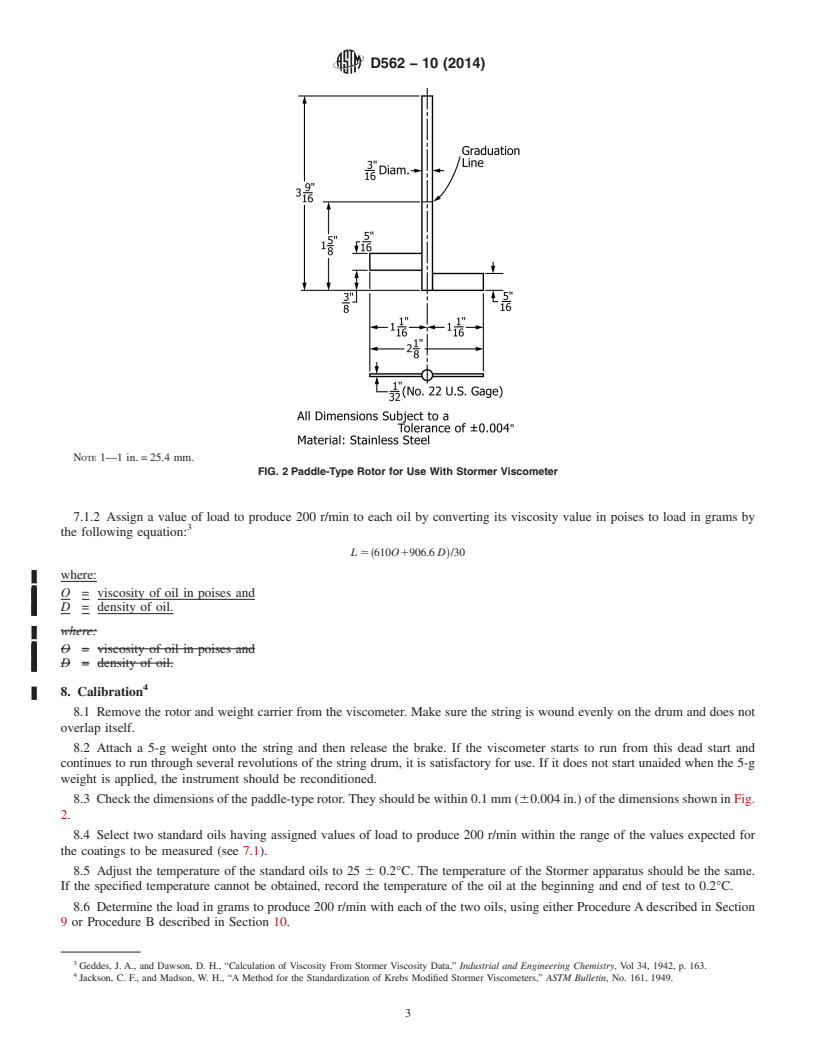 REDLINE ASTM D562-10(2014) - Standard Test Method for Consistency of Paints Measuring Krebs Unit (KU) Viscosity Using   a Stormer-Type  Viscometer