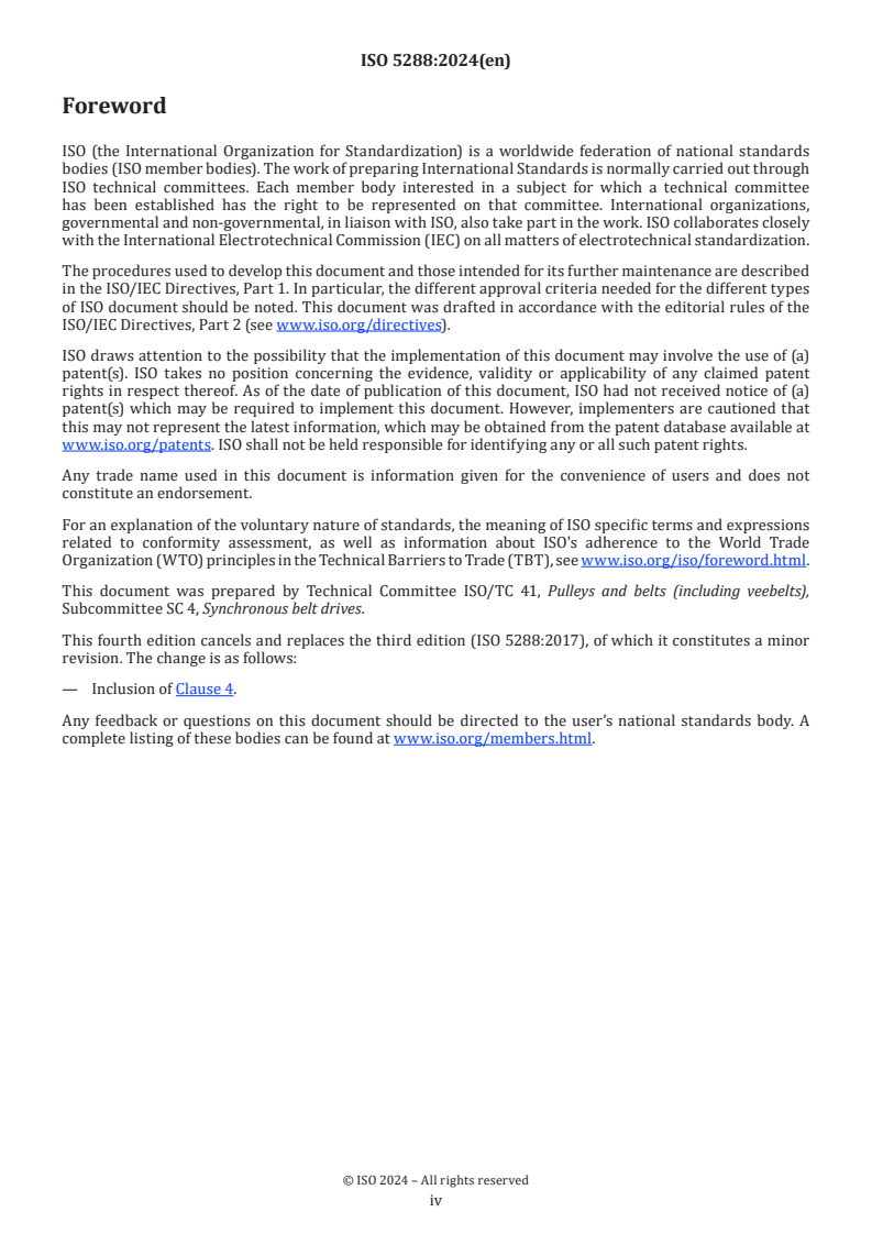 ISO 5288:2024 ISO 5288:2024 - Synchronous belt drives — Vocabulary
Released:11/19/2024 - Page 4 preview