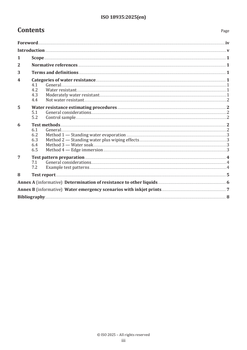 ISO 18935:2025 - Imaging materials — Colour images — Determination of water resistance of printed colour images
Released:21. 02. 2025