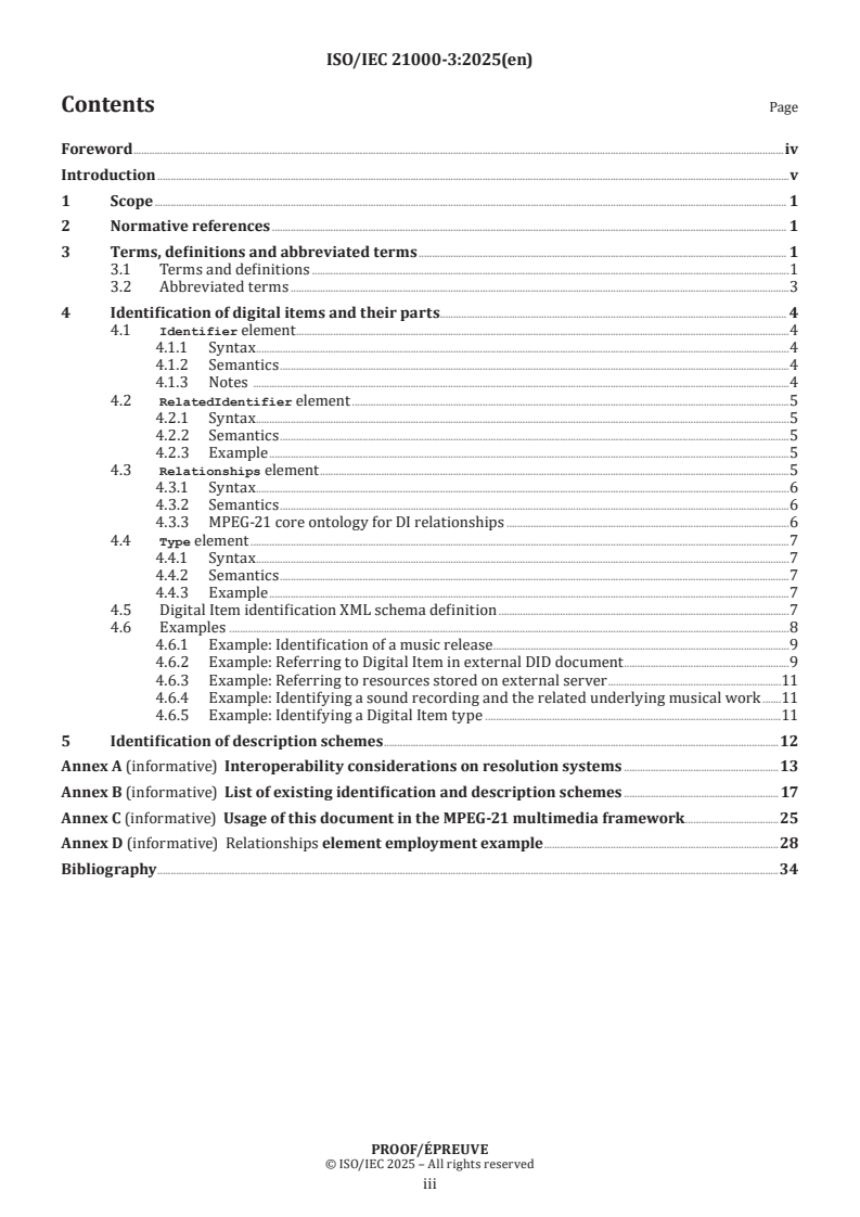 ISO/IEC PRF 21000-3 - Information technology — Multimedia framework (MPEG-21) — Part 3: Digital Item Identification
Released:10. 03. 2025