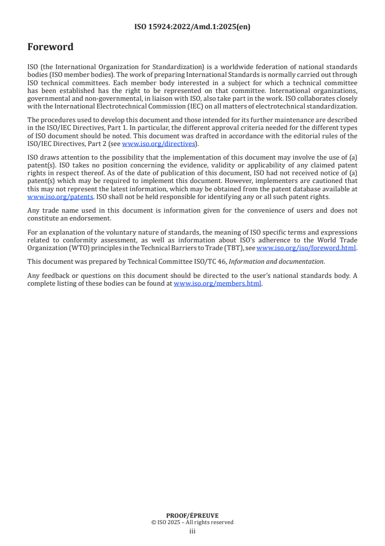 ISO 15924:2022/PRF Amd 1 - Information and documentation — Codes for the representation of names of scripts — Amendment 1
Released:16. 05. 2025