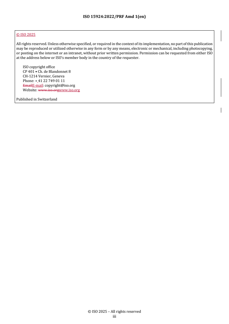 REDLINE ISO 15924:2022/PRF Amd 1 - Information and documentation — Codes for the representation of names of scripts — Amendment 1
Released:16. 05. 2025
