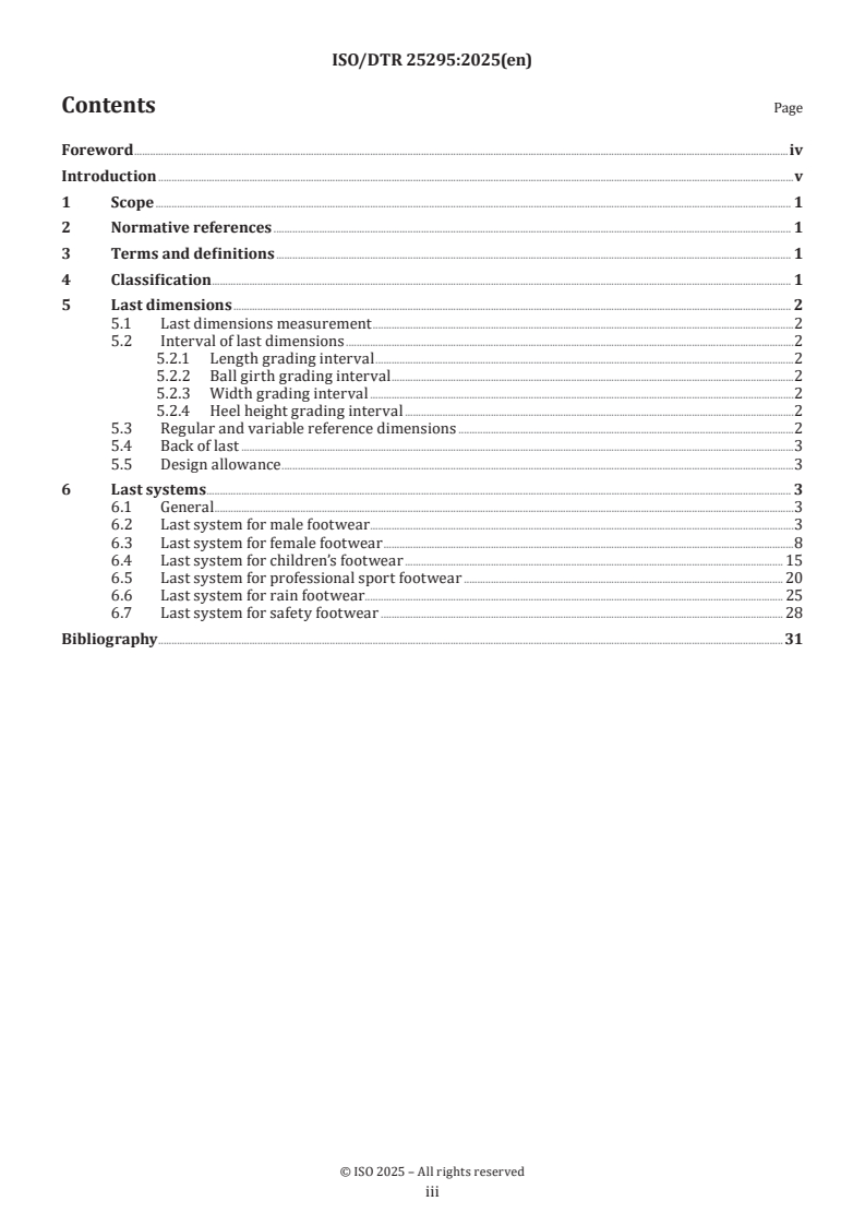 ISO/DTR 25295 - Footwear — Global last measurement systems
Released:24. 03. 2025