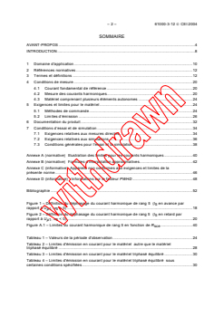 IEC 61000-3-12:2004 - Electromagnetic compatibility (EMC) - Part 3-12: Limits - Limits for harmonic currents produced by equipment connected to public low-voltage systems with input current > 16 A and ≤ 75 A per phase
Released:11/29/2004
Isbn:2831877377 - Page 4 preview