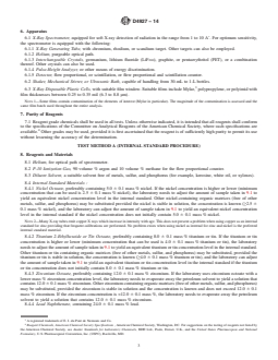 REDLINE ASTM D4927-14 - Standard Test Methods for  Elemental Analysis of Lubricant and Additive Components&mdash;Barium,   Calcium, Phosphorus, Sulfur, and Zinc by Wavelength-Dispersive X-Ray   Fluorescence Spectroscopy
