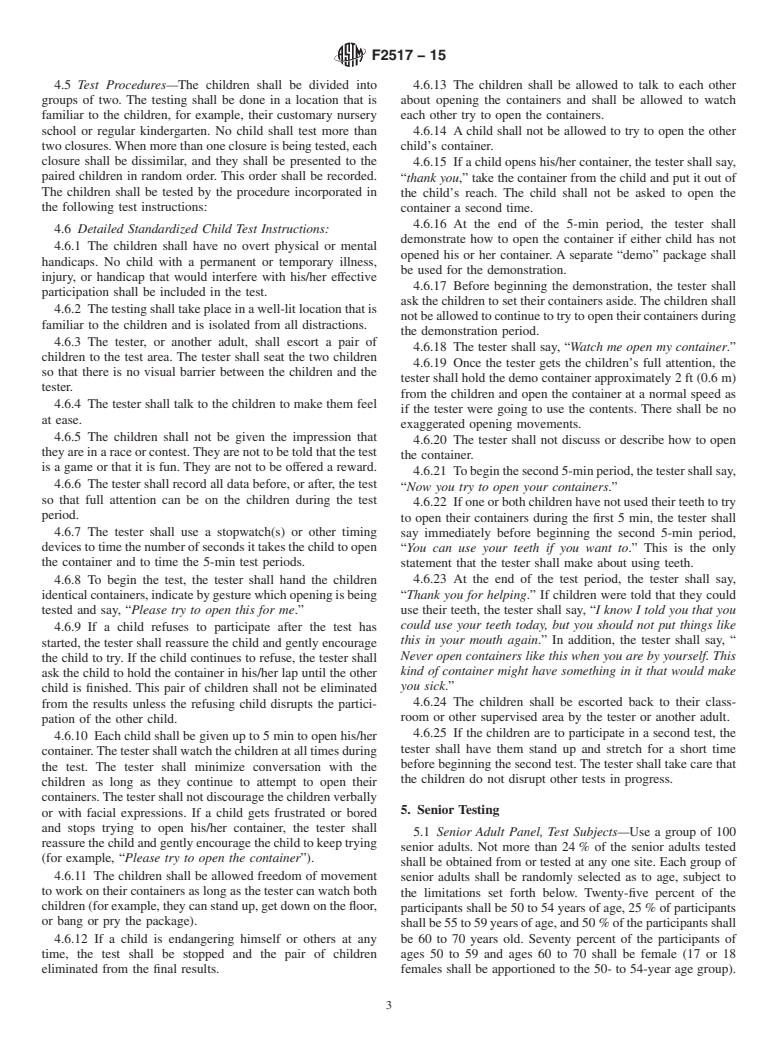 ASTM F2517-15 - Standard Specification for  Determination of Child Resistance of Portable Fuel Containers  for Consumer Use