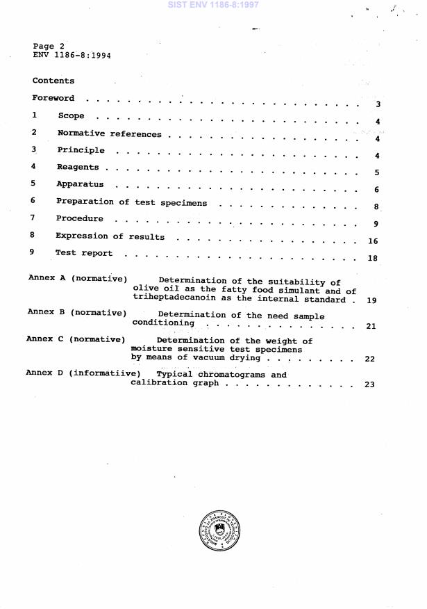 ENV 1186-8:1994 ENV 1186-8:1997 - Page 4 preview