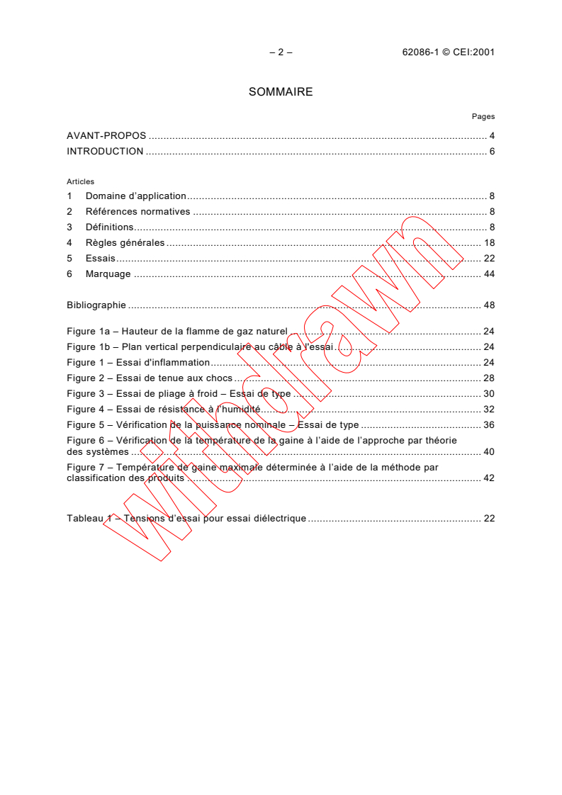 IEC 62086-1:2001 IEC 62086-1:2001 - Electrical apparatus for explosive gas atmospheres - Electrical resistance trace heating - Part 1: General and testing requirements
Released:1/30/2001 - Page 4 preview