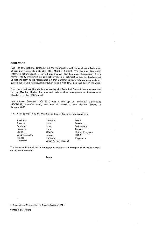 ISO 3610:1976 ISO 3610:1976 - Modular units for machine tool construction -- Support brackets - Page 2 preview