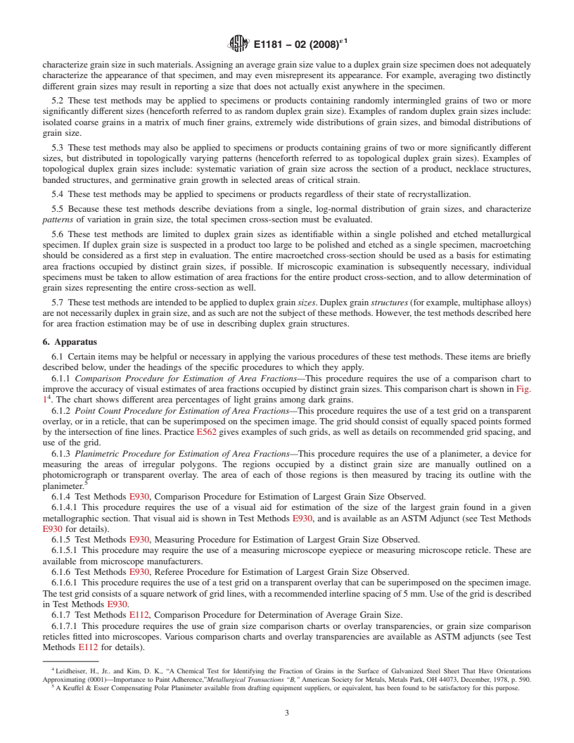 REDLINE ASTM E1181-02(2008)e1 - Standard Test Methods for  Characterizing Duplex Grain Sizes