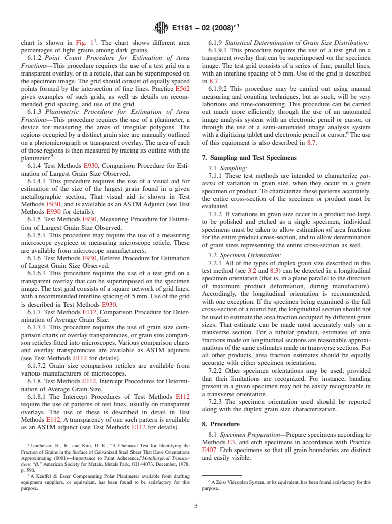 ASTM E1181-02(2008)e1 - Standard Test Methods for  Characterizing Duplex Grain Sizes