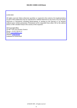 ISO/IEC 23008-2:2025 ISO/IEC 23008-2:2025 - Information technology — High efficiency coding and media delivery in heterogeneous environments — Part 2: High efficiency video coding
Released:21. 03. 2025 - Page 4 preview
