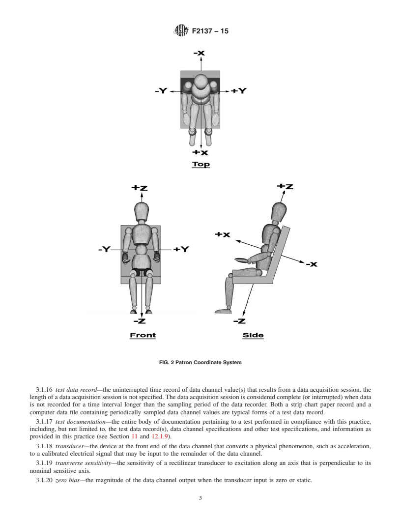 REDLINE ASTM F2137-15 - Standard Practice for  Measuring the Dynamic Characteristics of Amusement Rides and  Devices