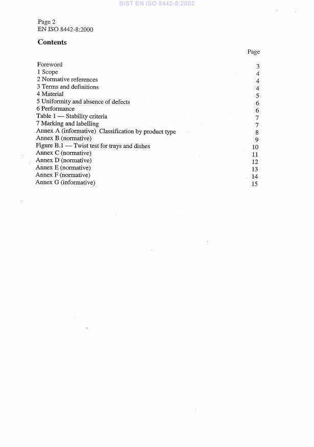 EN ISO 8442-8:2000 EN ISO 8442-8:2002 - Page 4 preview