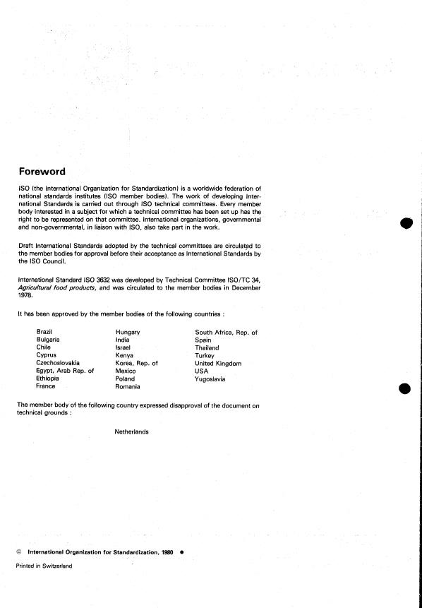 ISO 3632:1980 ISO 3632:1980 - Saffron -- Specification - Page 2 preview