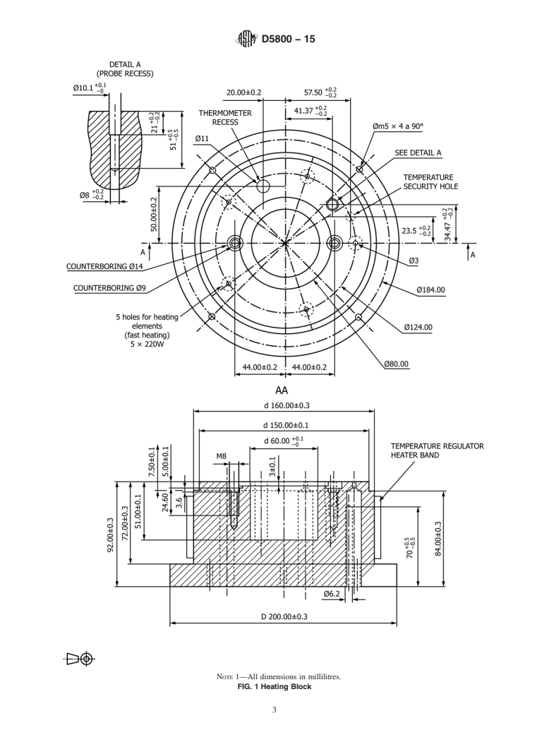 ASTM D5800-15 - Standard Test Method for  Evaporation Loss of Lubricating Oils by the Noack Method