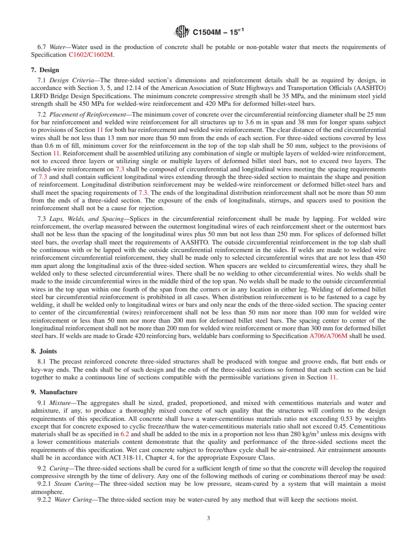 ASTM C1504M-15e1 - Standard Specification for Manufacture of Precast ...