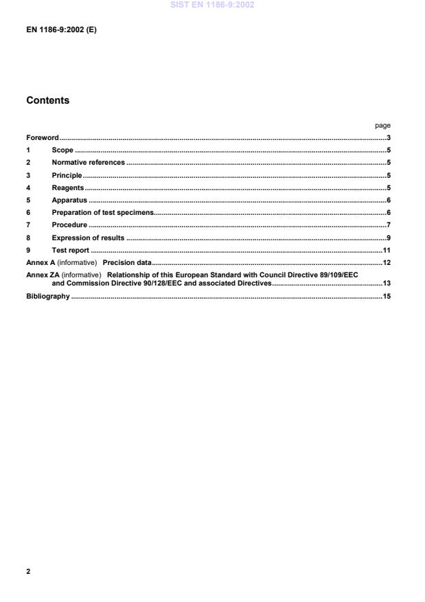 EN 1186-9:2002 EN 1186-9:2002 - Page 4 preview