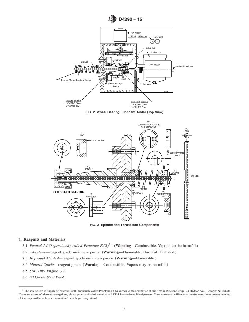 REDLINE ASTM D4290-15 - Standard Test Method for  Determining the Leakage Tendencies of Automotive Wheel Bearing   Grease Under Accelerated Conditions