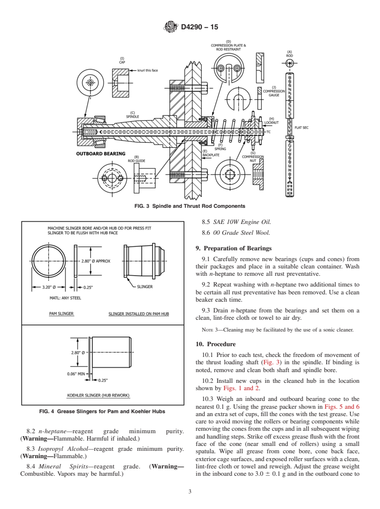 ASTM D4290-15 - Standard Test Method for  Determining the Leakage Tendencies of Automotive Wheel Bearing   Grease Under Accelerated Conditions