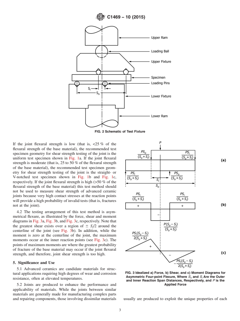 ASTM C1469-10(2015) - Standard Test Method for Shear Strength of Joints of Advanced Ceramics at Ambient Temperature