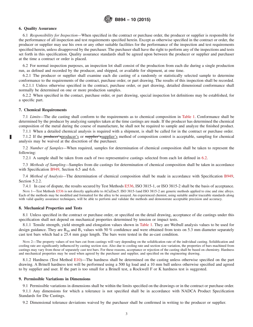 REDLINE ASTM B894-10(2015) - Standard Specification for ACuZinc5