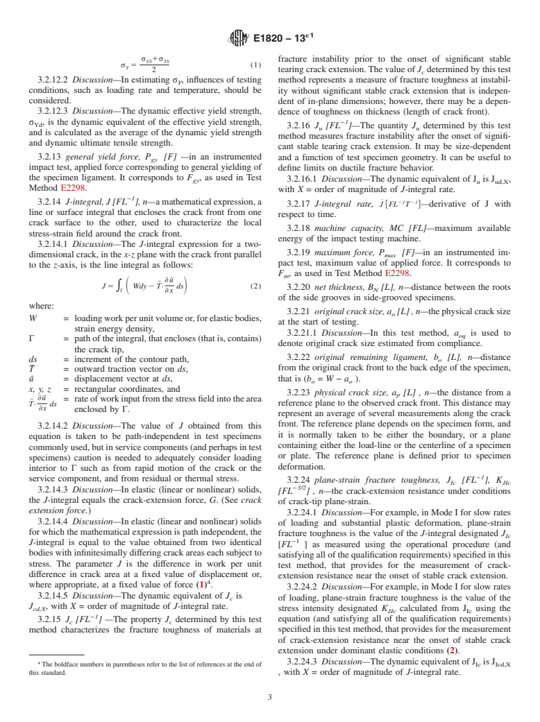 ASTM E1820-13e1 - Standard Test Method for  Measurement of Fracture Toughness